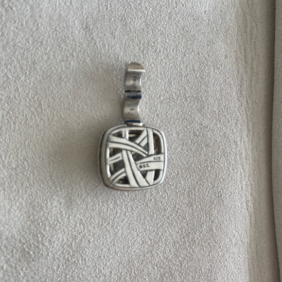 David Yurman Albion Prasiolite and Diamonds Enhancer - Picture 10 of 13